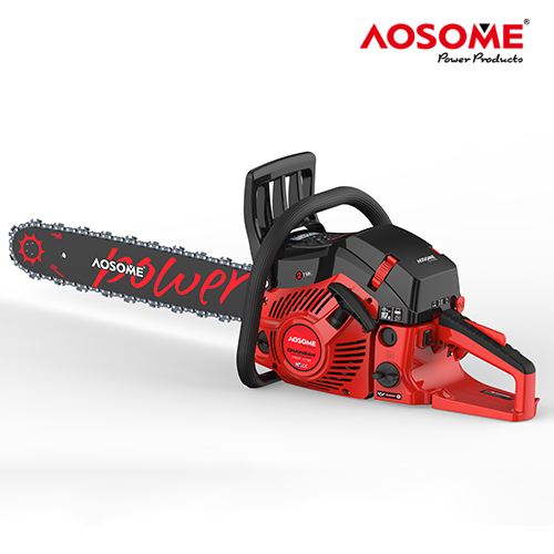 AOSOME 62CC Petrol Chainsaw + 2 Chains - Carry Bag - Safety Accosseries