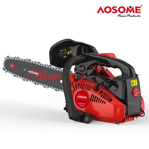 AOSOME 26CC Petrol Top Handle Topping Chainsaw 10 inch + 2 x Chains - Carry Bag