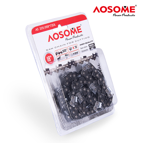 AOSOME Genuine 18” Chainsaw replacement saw chain 72 links .325 0.058” 
